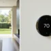 Frontal view of the Google Nest Learning Thermostat 4th gen in polished silver to determine if the hardware actually saves on energy costs.